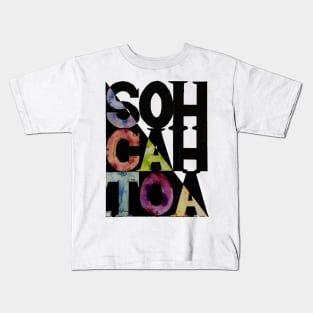 SOH CAH TOA Transparent Kids T-Shirt